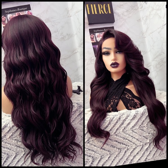 Human Hair Blended Lace front Wig